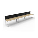 Infinite 3 Person 1 Workstation W Screen 5400 X 780 X 730Mm Oak Wte