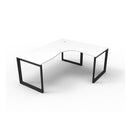 Infinite 1 Person Corner Workstation 1800 X 1500 X 750 X 730Mm Wte Blk