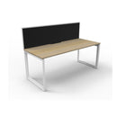 Infinite 1 Person 1 Workstation W Screen 1200 X 780 X 730Mm Oak Wte