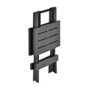 Folding Garden Table Anthracite 45X43X50 Cm Plastic
