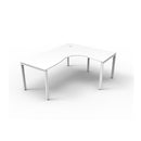 Infinite 1Person Cornerstation 1800X1500X750X730Mm Profile Leg White