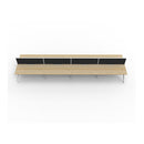 Eternal 8 Person 2 Workstation W Screen 7200 X 1530 X 1200Mm Oak Wte
