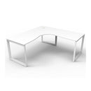 Infinite 1 Person Corner Workstation 1800 X 1800 X 750 X 730Mm White