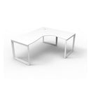 Infinite 1 Person Corner Workstation 1500 X 1500 X 750 X 730Mm White