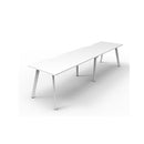 Eternal 2 Person 1 Workstation No Screen 2400 X 750 X 730Mm White Whte