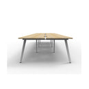 Eternal 8 Person 2 Workstation No Screen 6000 X 1530 X 730Mm Oak White