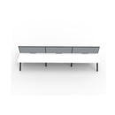Eternal 6 Person 2 Workstation W Screen 5400 X 1530 X 1200Mm White Blk