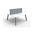 Eternal 2 Person 2 Workstation W Screen 1200 X 1530 X 1200Mm White Blk