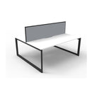 Infinite 2 Person 2 Workstation W Screen 1500 X 1530 X 1200Mm Wte Blk
