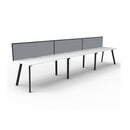 Eternal 3 Person 1 Workstation With Screen 3600 X 780 X 730Mm Whte Blk