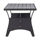 Garden Table 130X70X66 Cm Poly Rattan
