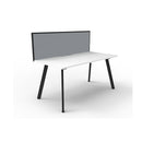 Eternal 1 Person 1 Workstation With Screen 1200 X 780 X 730Mm Whte Blk