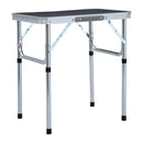 Folding Camping Table Aluminium 60X45 Cm