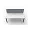 Express 2 Person 2 Workstation W Screen 1800 X 1530 X 1200Mm Wte Blk