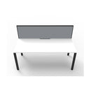 Express 1 Person 1 Workstation With Screen 1800 X 780 X 730Mm Wte Blk