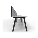 Eternal 5 Person 1 Workstation With Screen 9000 X 780 X 730Mm Whte Blk