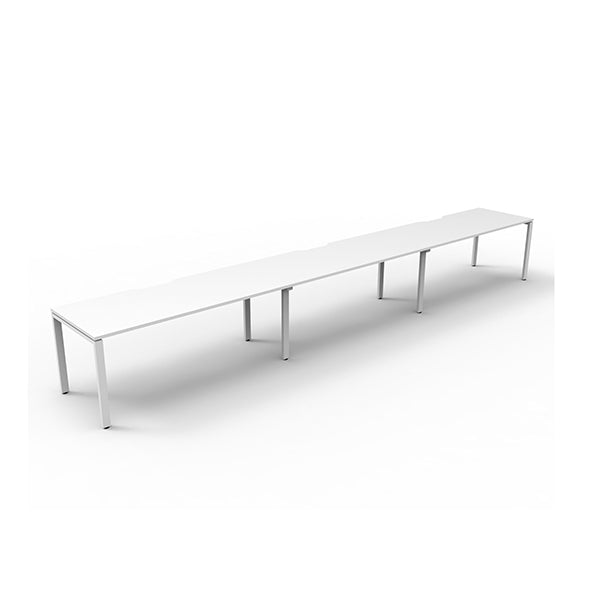 Express 3 Person 1 Workstation No Screen 3600 X 750 X 730Mm White