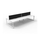 Infinite 4 Person 2 Workstation W Screen 2400 X 1530 X 1200Mm White