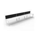 Infinite 3 Person 1 Workstation W Screen 4500 X 780 X 730Mm White