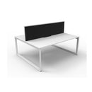 Infinite 2 Person 2 Workstation W Screen 1500 X 1530 X 1200Mm White
