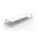 Eternal 6 Person 2 Workstation No Screen 5400 X 1530 X 730Mm White