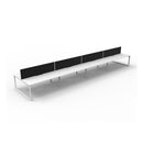 Infinite 8 Person 2 Workstation W Screen 4800 X 1530 X 1200Mm White