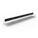 Infinite 10 Person 2 Workstation W Screen 9000 X 1530 X 1200Mm White