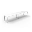 Express 2 Person 2 Workstation No Screen 2400 X 750 X 730Mm White