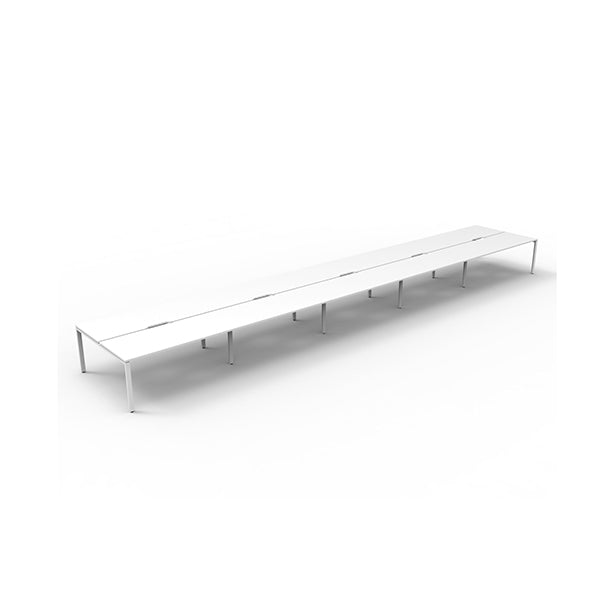 Express 10 Person 2 Workstation No Screen 7500 X 1530 X 730Mm White