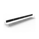 Express 10 Person 2 Workstation W Screen 6000 X 1530 X 1200Mm White