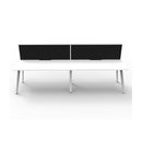 Eternal 2 Person 1 Workstation With Screen 2400 X 780 X 730Mm White
