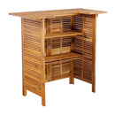 Bar Table Solid Acacia Wood 110X50X105 Cm