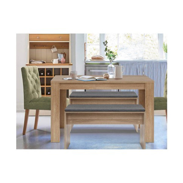 Artiss Dining Table 4 Seater Wooden Kitchen Oak 120Cm Cafe Restaurant