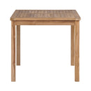 Outdoor Dining Table 80X80X77 Cm Solid Teak Wood