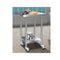 430 Stainless Steel Kitchen Work Food Prep Table With Wheels 610X610Mm