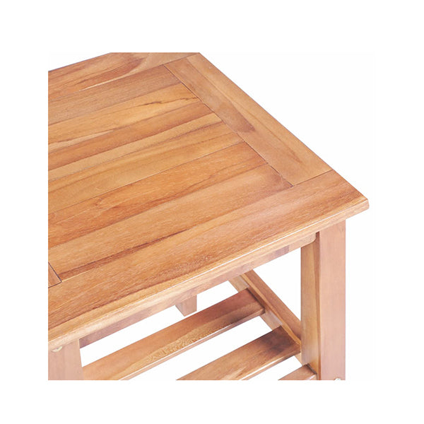 Coffee Table 40X40X50 Cm Square Solid Teak