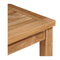 Outdoor Dining Table 80X80X77 Cm Solid Teak Wood