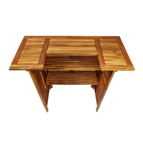 Bar Table Solid Acacia Wood 110X50X105 Cm