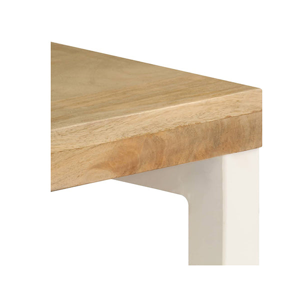 Console Table 120X35X76 Cm Solid Mango Wood And Steel