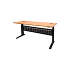 Express Sit To Stand Adjustable Open Station 1200 X 700Mm Beech Black