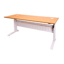 Express Sit To Stand Adjustable Open Station 1800 X 700Mm Beech White