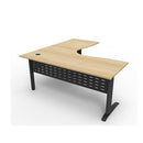 Range Edge Workstation 1800Mm X 1200Mm X 750Mm D X 730Mm H Oak Black