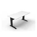 Range Open Workstation 1800Mm W X 750Mm D X 730Mm H White Black