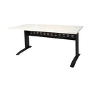 Range Open Workstation 1500Mm W X 700Mm D X 730Mm H White Black
