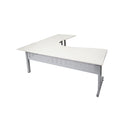 Sw Edge Workstation 1800Mm X 1200Mm X 700Mm D X 730Mm H White Silver