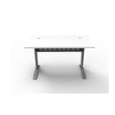 Range Open Workstation 1200Mm W X 700Mm D X 730Mm H White Silver