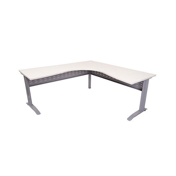 Range Workstation 1500Mm X 1500Mm X 700Mm D X 730Mm H White Silver