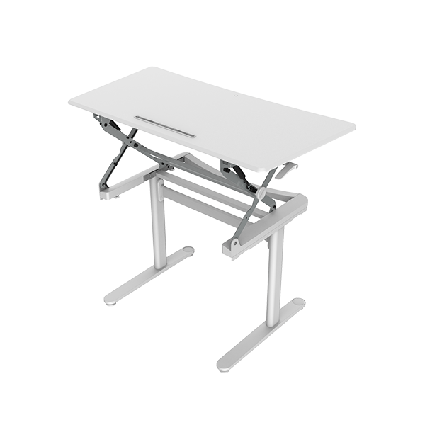 Surge Adjustable Desk 1190 X 590 X 750 To 1100Mm Height Range White