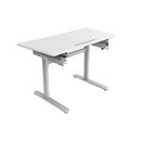 Surge Adjustable Desk 1190 X 590 X 750 To 1100Mm Height Range White