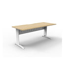Range Open Workstation 1800Mm W X 750Mm D X 730Mm H Oak White